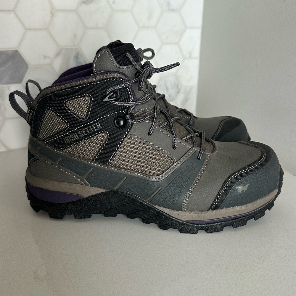 Irish Setter Rockford 5" Non-Metallic Safety Toe Hiker Style Work Boots. B13